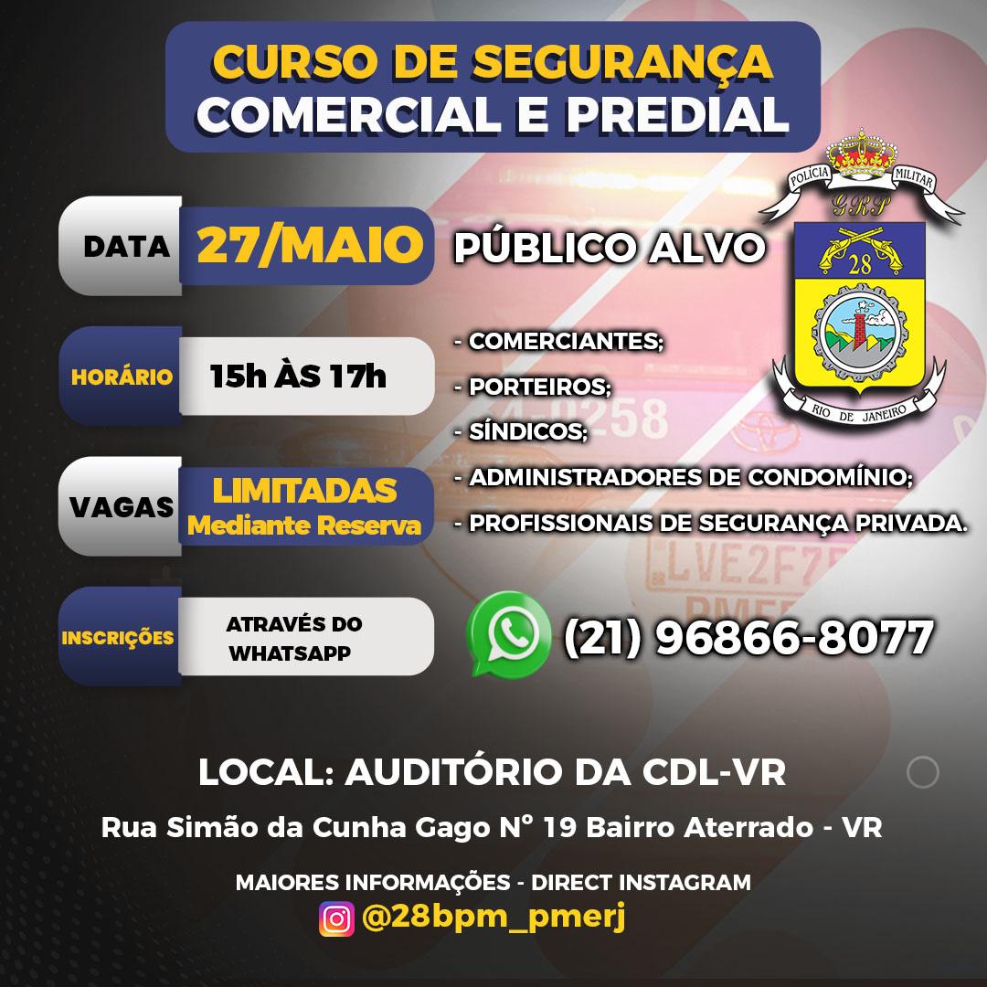 Curso sobre Segurança no Comércio