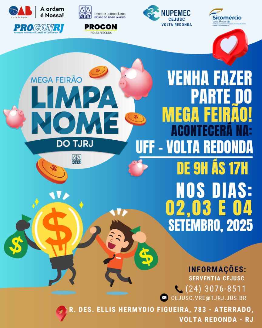 Venha fazer parte do mega feirão!