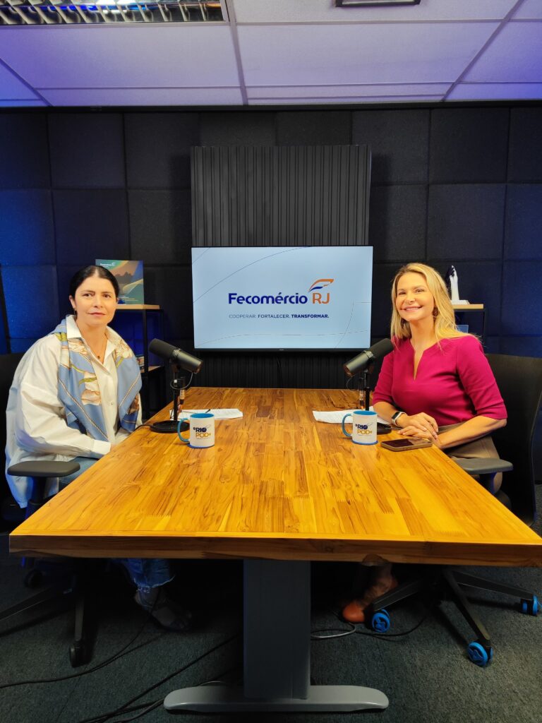 Elaine Britto destaca em O Rio Pod+ os caminhos do entretenimento do Rio