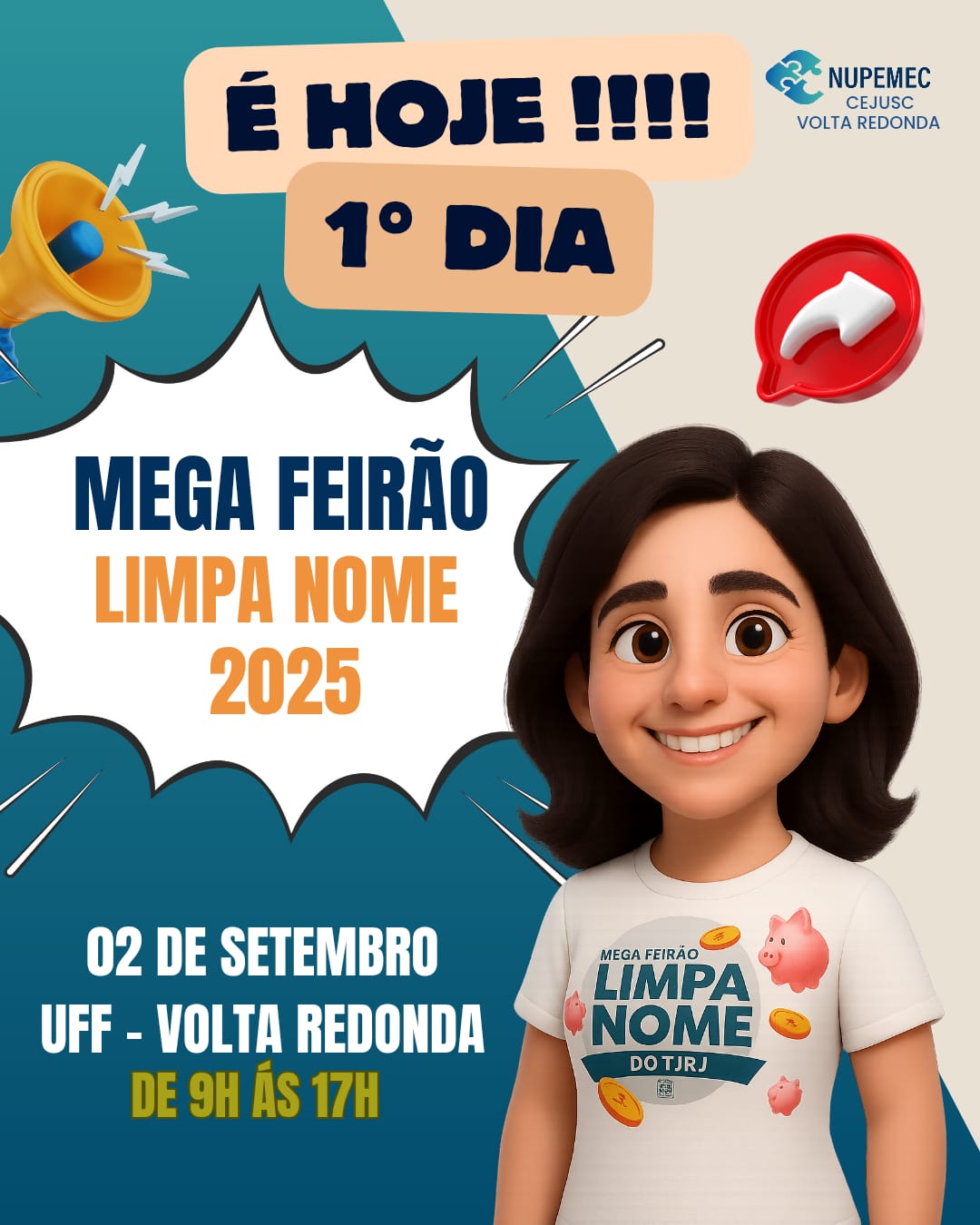 mega feirão limpa nome 2025