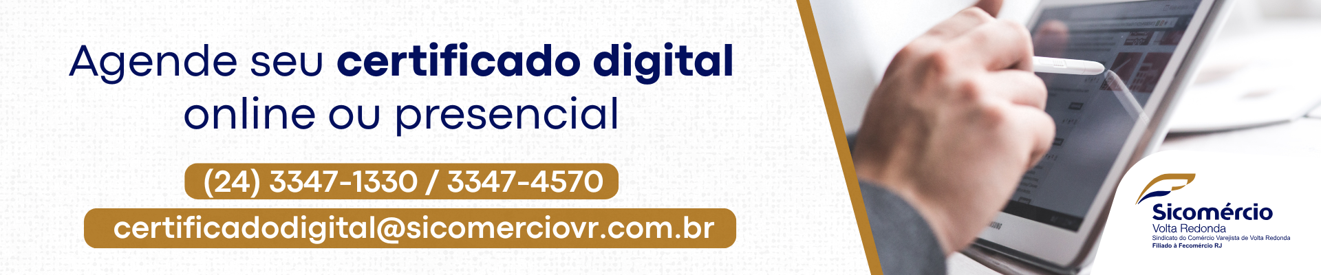 agende seu certificado digital online ou presencial