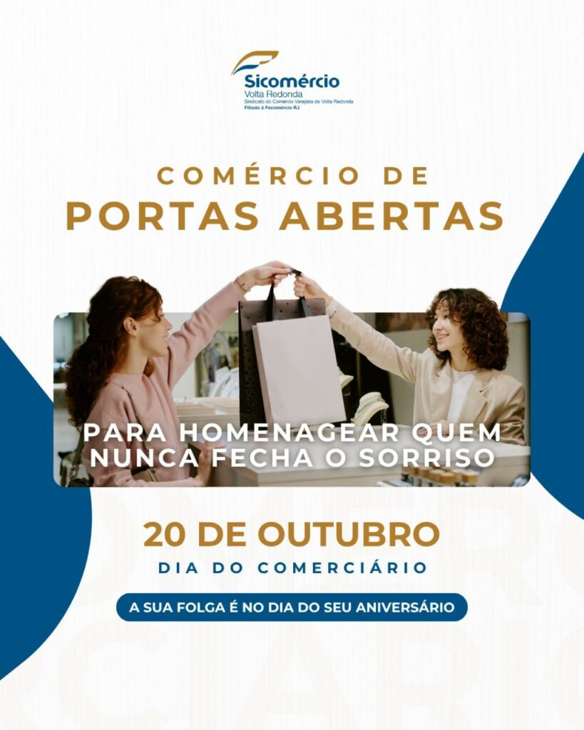 Comércio de portas abertas